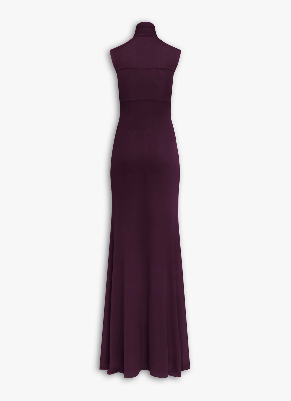FLUID JERSEY BOW DRESS ALAÏA PLUM FLUID JERSEY BOW DRESS